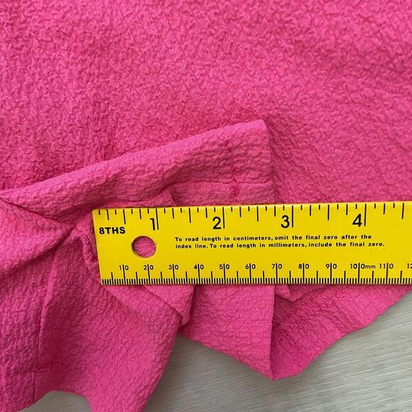 Shein Asymmetrical Matching Set Tunic and Shorts Pink Large - Picture 13 of 13